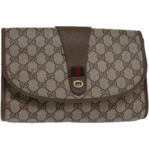 Pre-owned Leder clutches - Gucci Vintage - Modalova