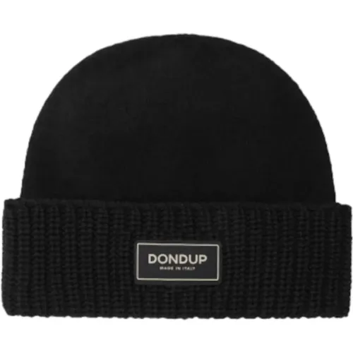 Schwarze Beanie Mütze Stilvolle Männer - Dondup - Modalova