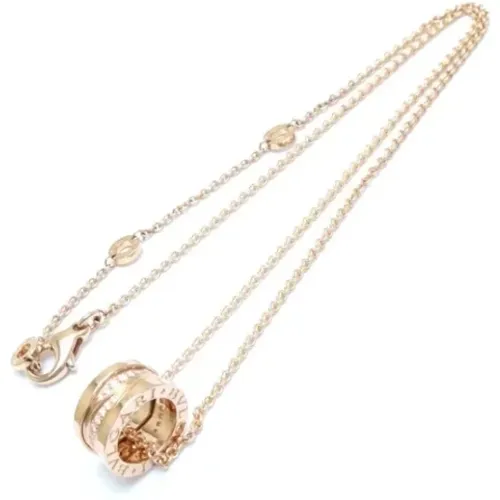 Pre-owned Rose Gold necklaces , female, Sizes: ONE SIZE - Bvlgari Vintage - Modalova