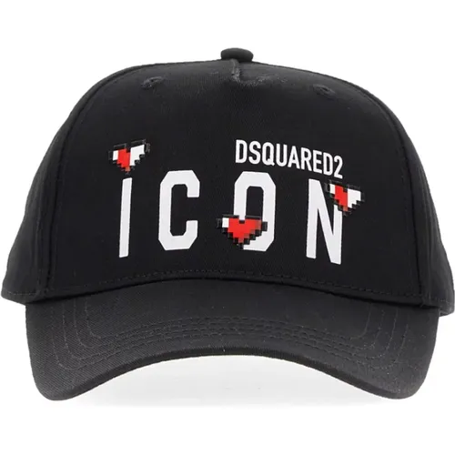 Logo Baseball Cap for Women , female, Sizes: ONE SIZE - Dsquared2 - Modalova