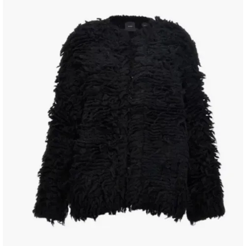 Stilvolle Faux Fur Shearling Jacken , Damen, Größe: S - pinko - Modalova