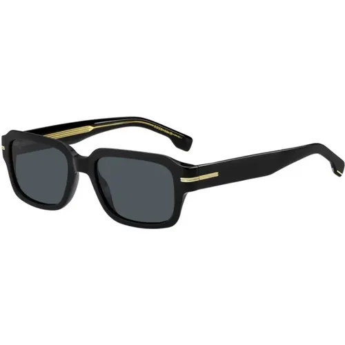 Blue Avio Sunglasses , unisex, Sizes: 53 MM - Hugo Boss - Modalova