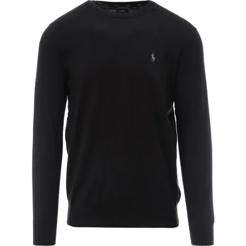 Cotton Crew-Neck Sweater Ss23 , male, Sizes: 2XL - Ralph Lauren - Modalova