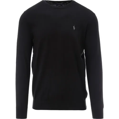 Cotton Crew-Neck Sweater Ss23 , male, Sizes: XL, 2XL - Ralph Lauren - Modalova