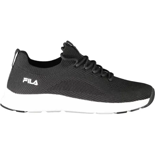 Sportliche Schwarze Damensneaker Elastische Schnürsenkel , Damen, Größe: 39 EU - Fila - Modalova