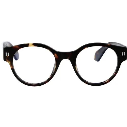Stylish Optical Style 55 Glasses , unisex, Sizes: 48 MM - Off White - Modalova