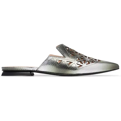 Shoes Silver , female, Sizes: 3 UK, 4 1/2 UK, 4 UK, 3 1/2 UK, 6 UK, 5 1/2 UK, 2 UK - Fabi - Modalova