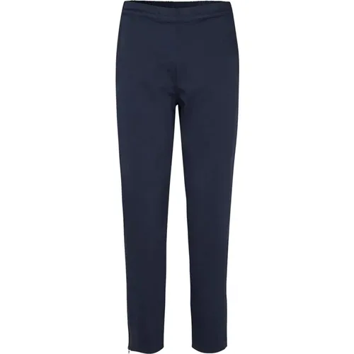 Smart Basic Trousers with Zip Details , female, Sizes: M - Masai - Modalova