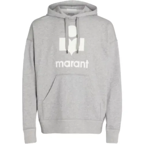 Logo Hoodie Sweatshirt Kängurutasche - Isabel marant - Modalova