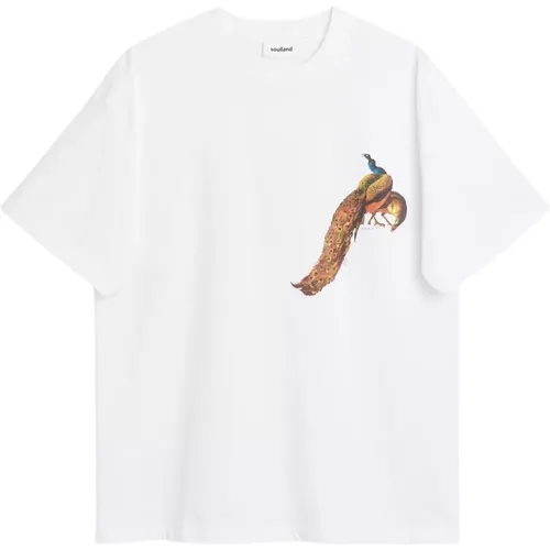 KAI Peacock T-shirt , female, Sizes: M - Soulland - Modalova