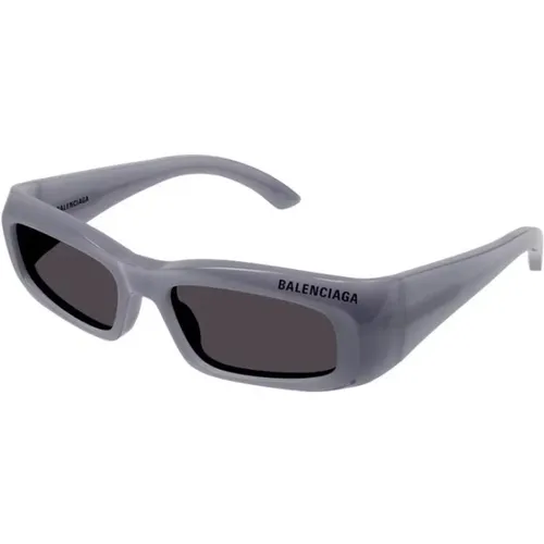 Grey Frame Sunglasses for Women , female, Sizes: 57 MM - Balenciaga - Modalova