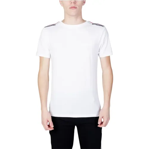 Herren T-Shirt - Herbst/Winter Kollektion - 100% Baumwolle , Herren, Größe: M - Moschino - Modalova