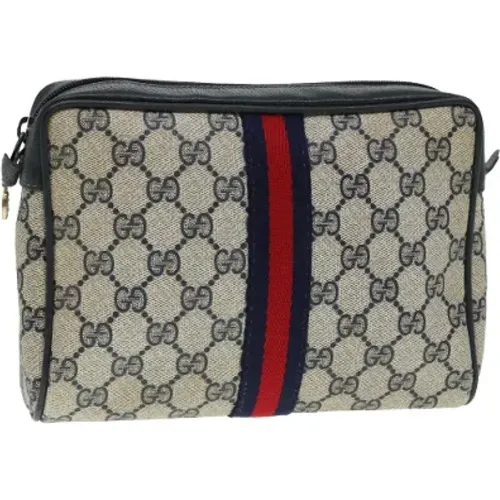 Pre-owned Canvas clutches , female, Sizes: ONE SIZE - Gucci Vintage - Modalova