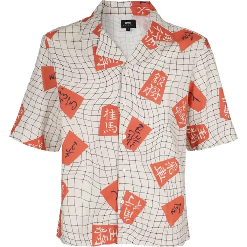 Classic Shogi Shirt , male, Sizes: S, L - Edwin - Modalova