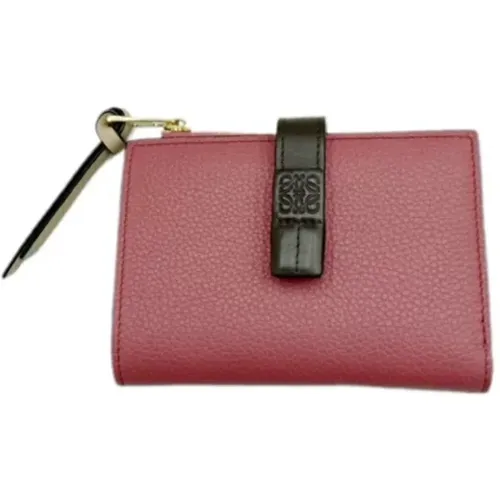 Pre-owned Leather wallets , female, Sizes: ONE SIZE - Loewe Pre-owned - Modalova