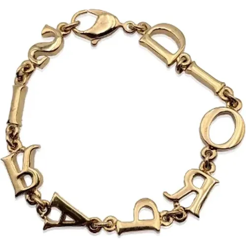 Pre-owned Metal bracelets , female, Sizes: ONE SIZE - Dior Vintage - Modalova