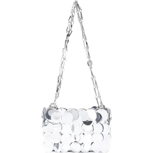 Metallic Sparkle Clutch Tasche - Paco Rabanne - Modalova