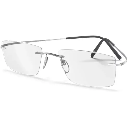Minimal Art Eyewear Frames Starlight Rhodium , unisex, Sizes: 52 MM - Silhouette - Modalova