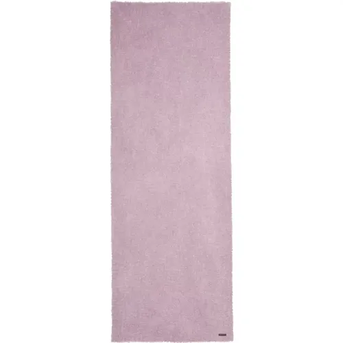 Lilac Cashmere Scarf Susetta Style , female, Sizes: ONE SIZE - Faliero Sarti - Modalova