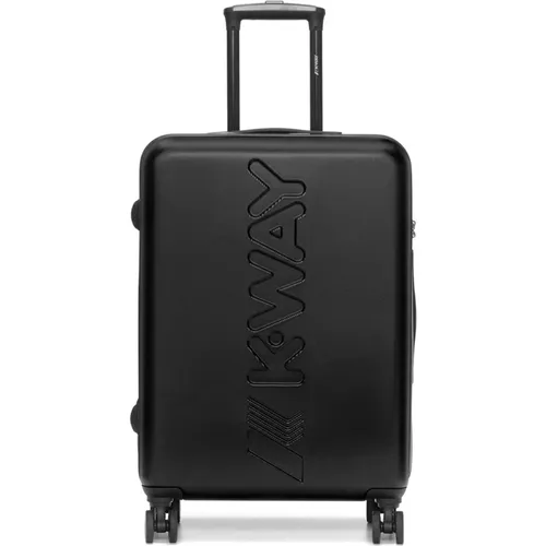 Mittelgroßer Reise-Trolley mit Maxi-Logo - K-way - Modalova