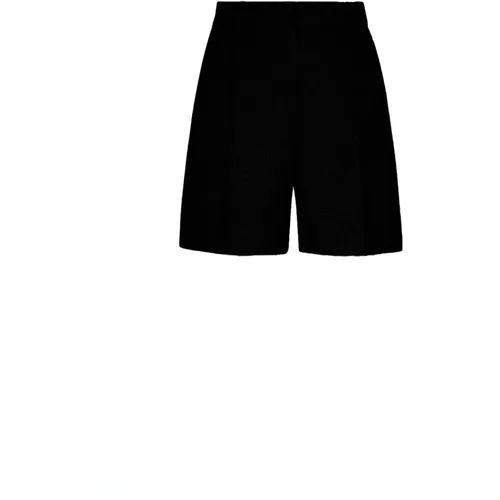 Schwarze Twill Stretch Shorts mit Taschen , Damen, Größe: S - Liu Jo - Modalova