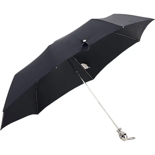 Schädel-Motiv Silber Drachen Regenschirm , unisex, Größe: ONE Size - alexander mcqueen - Modalova