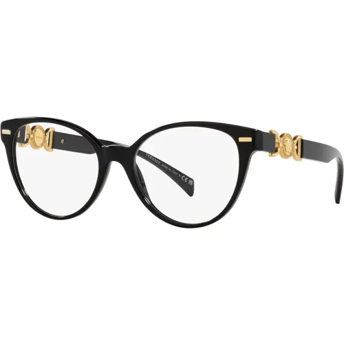 Stylish Eyewear Frames in Gb Color , unisex, Sizes: 55 MM, 53 MM - Versace - Modalova