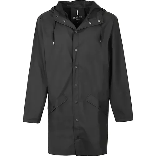 Long Waterproof Jacket , male, Sizes: S, M - Rains - Modalova