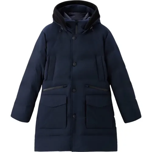 Herren Parka Jacke mit Kapuze - Woolrich - Modalova