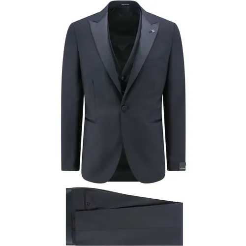 Virgin Wool Tuxedo mit Weste - Tagliatore - Modalova