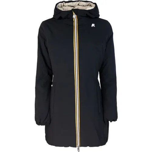 Waterproof Windproof Breathable Reversible Coat , female, Sizes: S, L, XL, M - K-way - Modalova