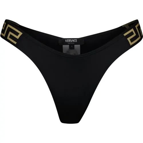 Greca Bikini Bottom , female, Sizes: XL, M, L, S - Versace - Modalova