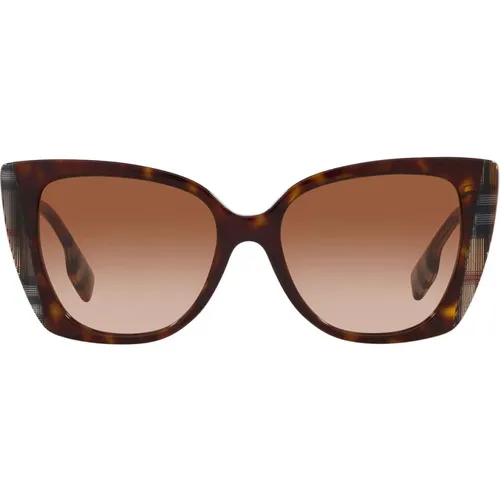 Womens Cat-Eye Sunglasses with Gradient Lenses , unisex, Sizes: 54 MM - Burberry - Modalova