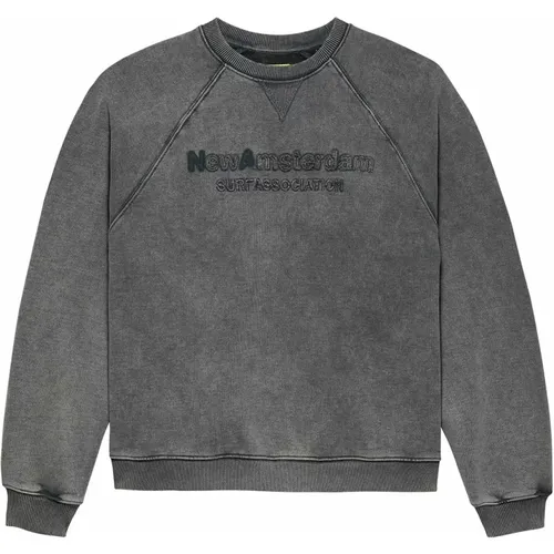 Fall Off Crewneck Sweatshirt , Herren, Größe: XL - New Amsterdam Surf Association - Modalova