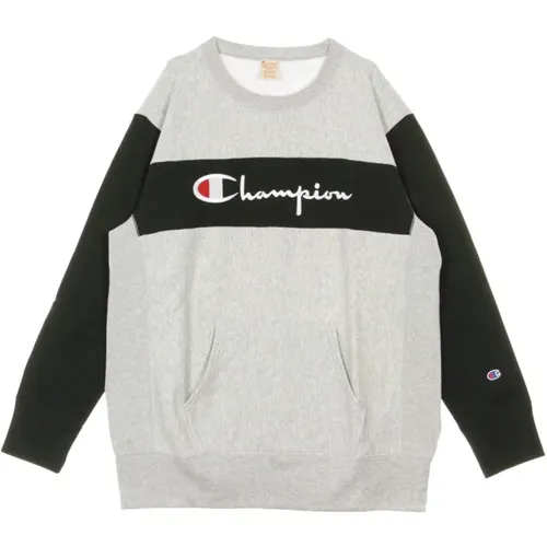 Color Block Kangaroo Pocket Sweatshirt , male, Sizes: XL, M, S, L - Champion - Modalova