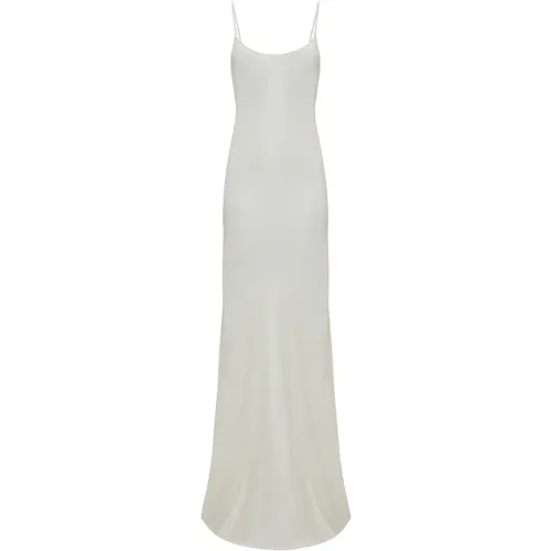 Satin Dress , female, Sizes: XL - Victoria Beckham - Modalova