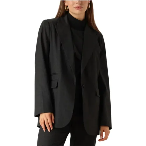 Moderne Oversized Grauer Blazer , Damen, Größe: XS - Co'Couture - Modalova