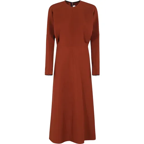 Elegant Dolman Midi Dress , female, Sizes: S - Victoria Beckham - Modalova