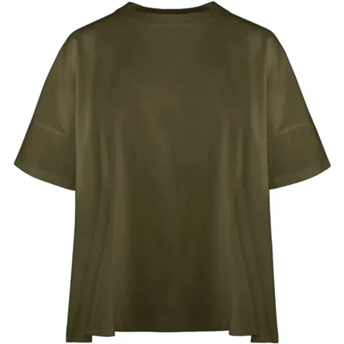 Baumwoll Khaki Box T-shirt Damen - BomBoogie - Modalova