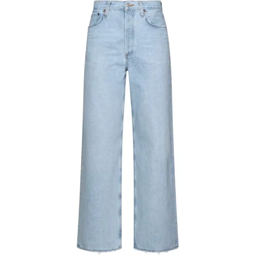 Stylische Denim-Jeans , Damen, Größe: W26 - Agolde - Modalova