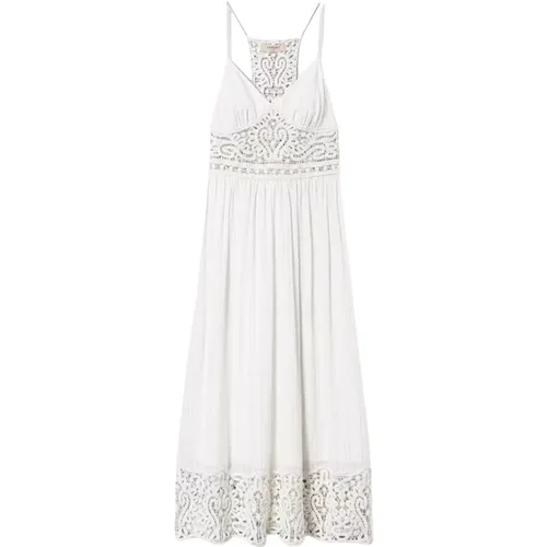 Weißes Kleid Set , Damen, Größe: L - Twinset - Modalova