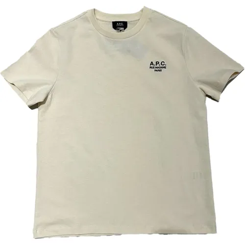 Jersey T-Shirt Standard Rue Madame , male, Sizes: XL, S, L, M - A.p.c. - Modalova