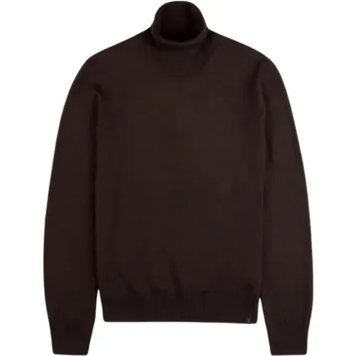 Turtleneck Wool Knit Sweater , male, Sizes: L, S, XL, M - Fay - Modalova