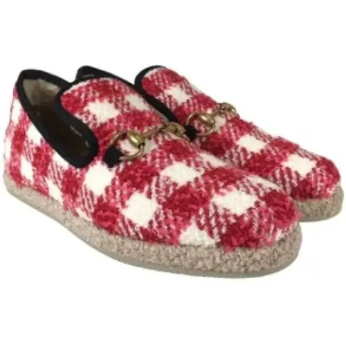 Pre-owned Wool espadrilles , female, Sizes: 4 1/2 UK - Gucci Vintage - Modalova