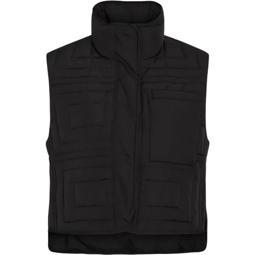 Quilted High Neck Vest , female, Sizes: 2XL - Heartmade - Modalova