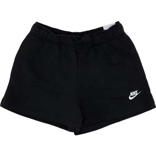 Club Fleece Mid-Rise Shorts , Damen, Größe: S - Nike - Modalova