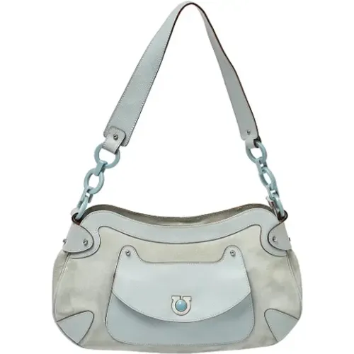 Pre-owned Leather shoulder-bags , female, Sizes: ONE SIZE - Salvatore Ferragamo Pre-owned - Modalova