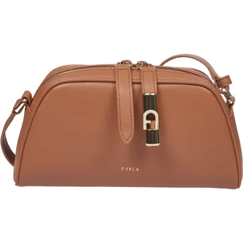 Goccia Schultertasche Brandy , Damen, Größe: ONE Size - Furla - Modalova