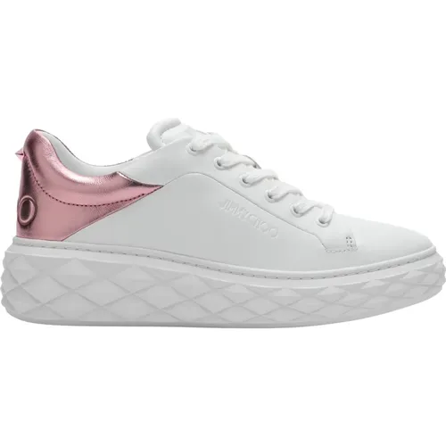 Niedriger Sneaker für Stilvolles Aussehen , Damen, Größe: 37 EU - Jimmy Choo - Modalova