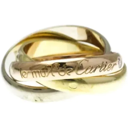 Pre-owned Gold rings , female, Sizes: ONE SIZE - Cartier Vintage - Modalova